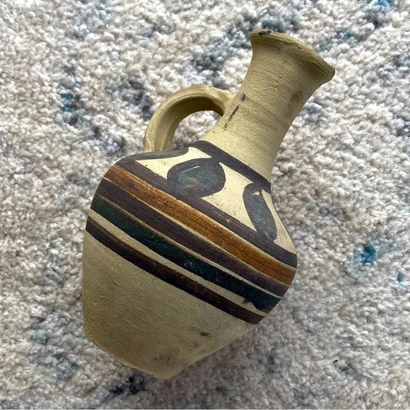 VINTAGE earthenware clay vessel small - Picture 4 of 5